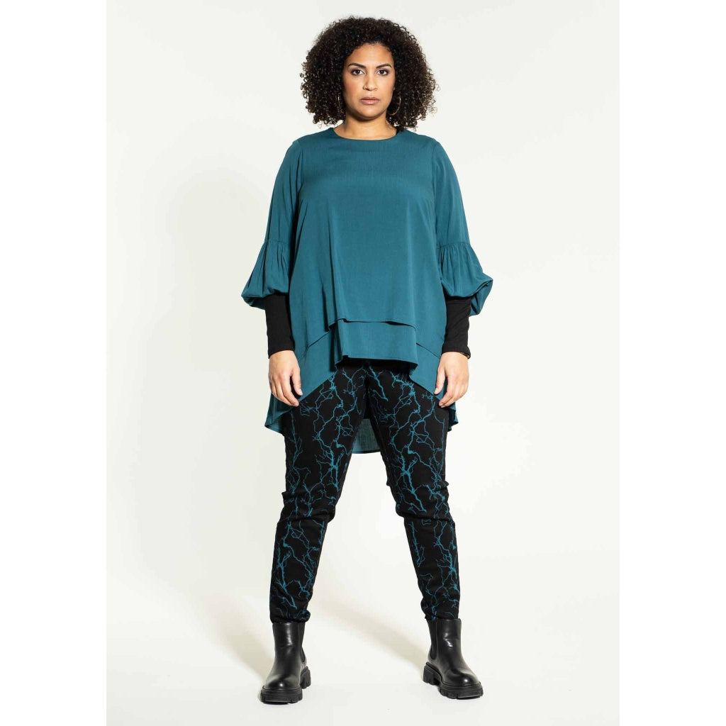 Studio Kadja Blouse Blouse Petrol