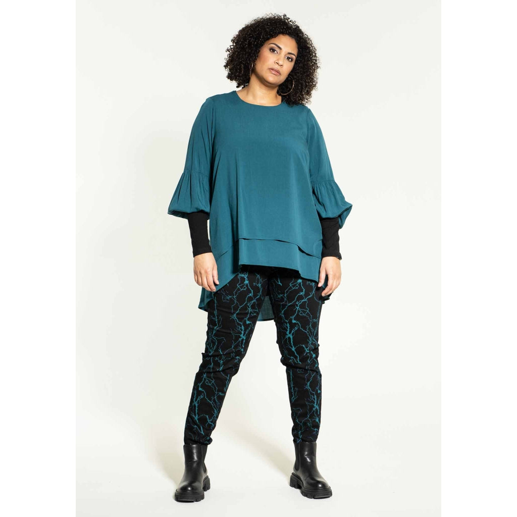 Studio Kadja Blouse Blouse Petrol