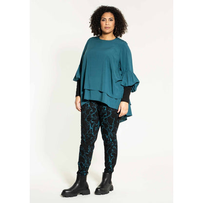 Studio Kadja Blouse Blouse Petrol