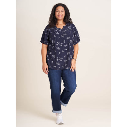 Studio Kerstin Shirt Shirt Blue flower print