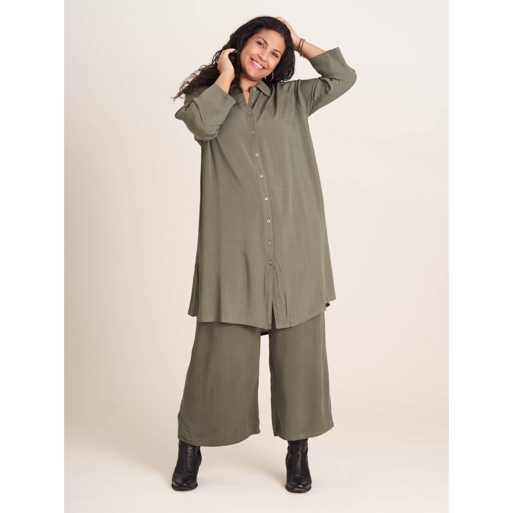 Studio Lissa Trousers Trousers Dark Green