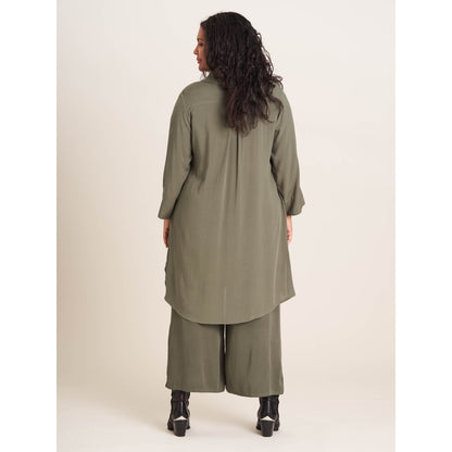 Studio Lissa Trousers Trousers Dark Green