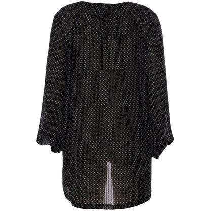 Studio Luise Blouse Blouse Black with gold dots