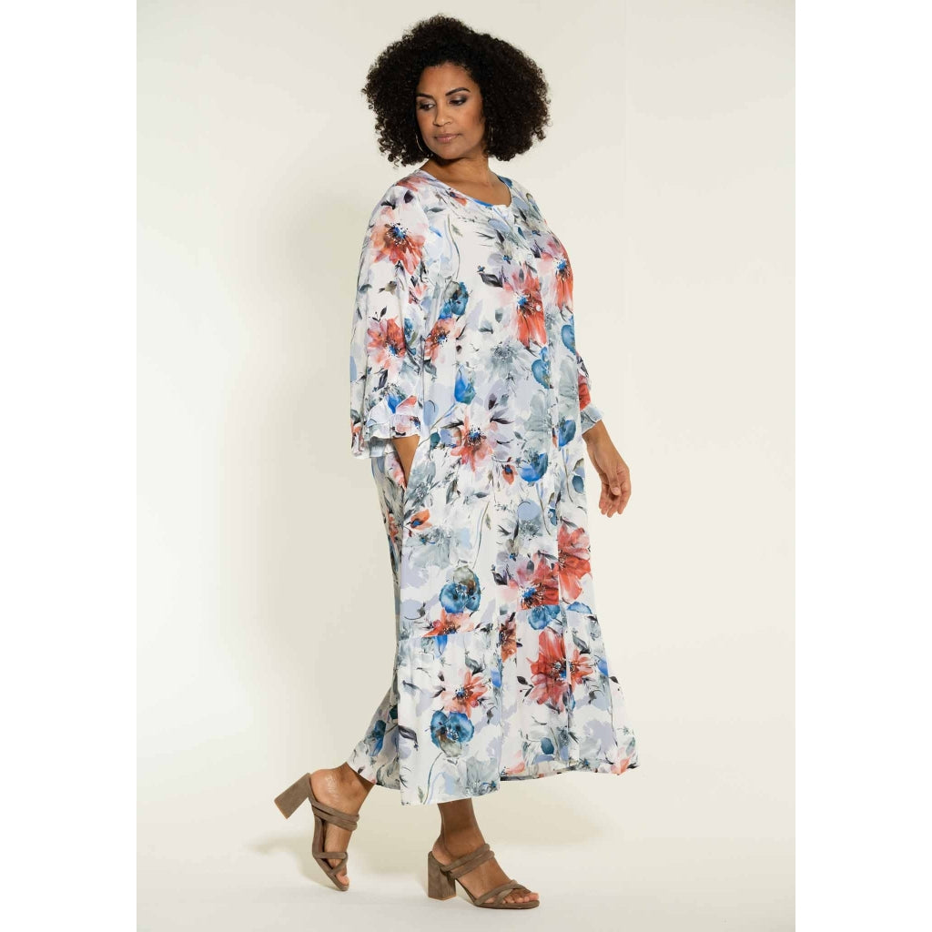 Studio Nadine Dress Dress Dusty blue flower