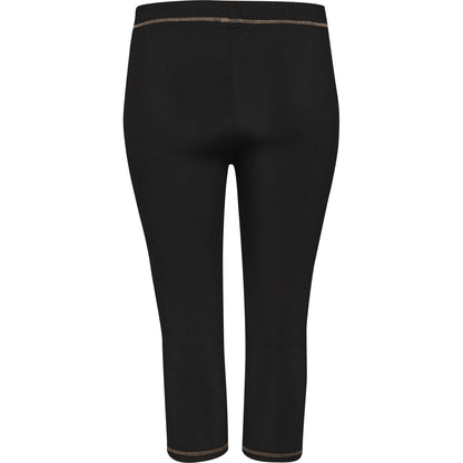 Studio SActive wear Capri Capri Black with leo print