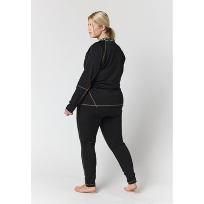 Studio SActive wear Leggings Leggings Black with leo print