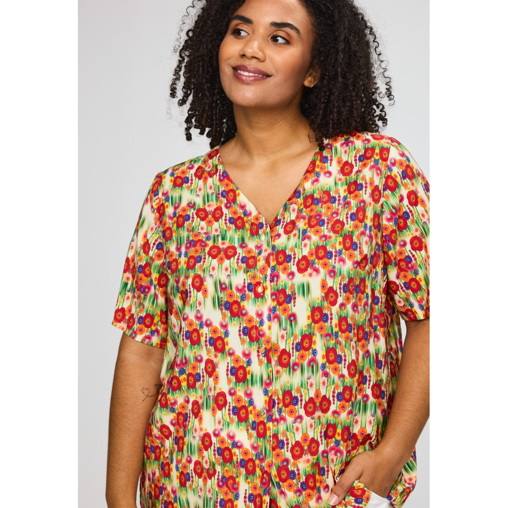 Studio SAmalie Shirt Shirt Red flower print