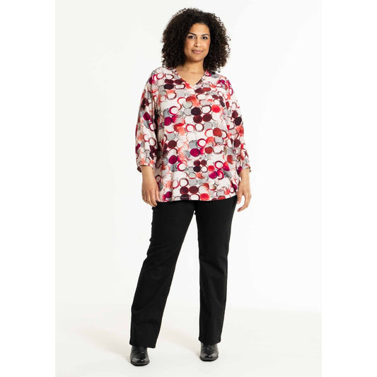 Studio SAnelise Blouse Blouse Red circles