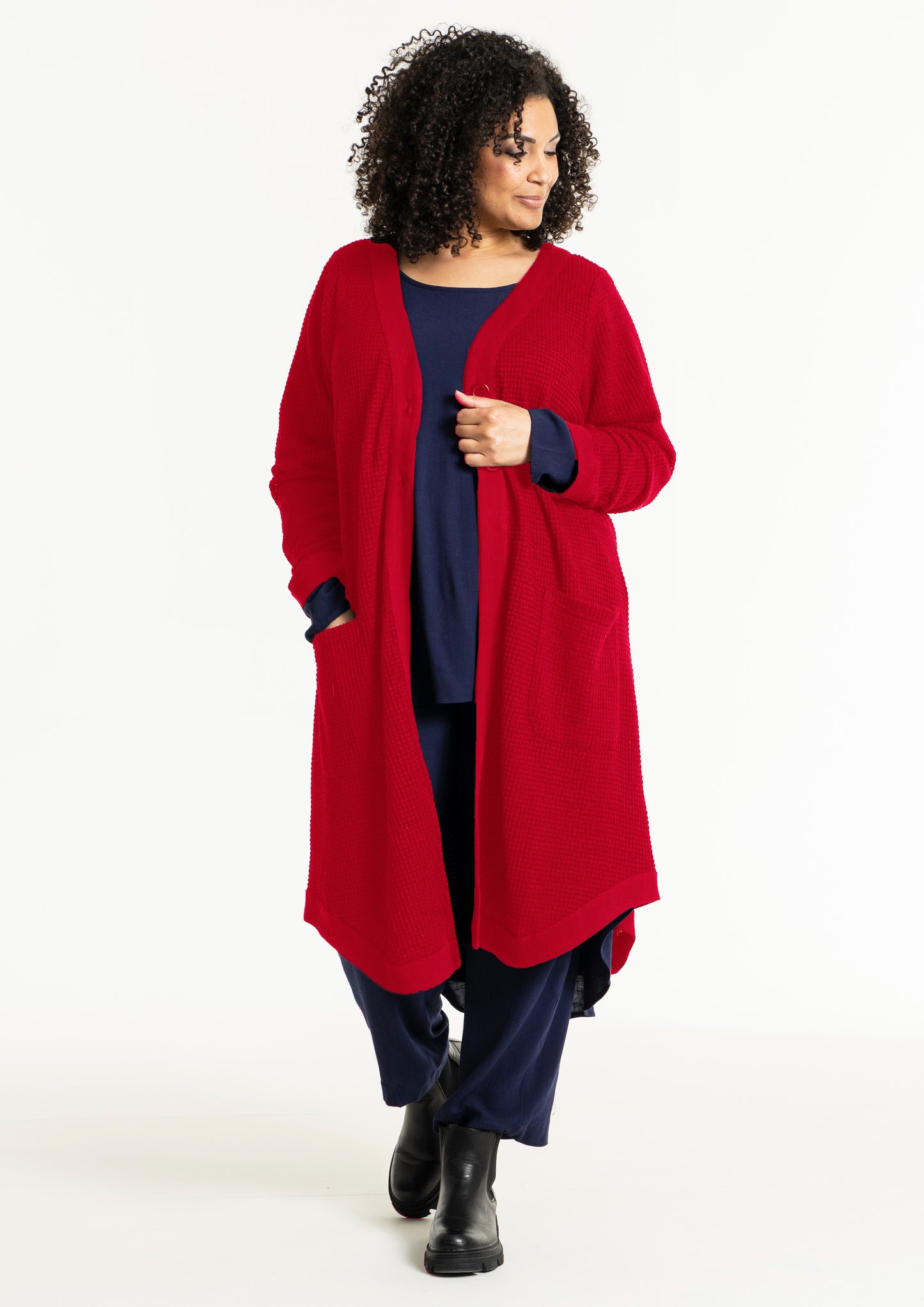 Studio SAnne-Birte Cardigan Cardigan Raspberry