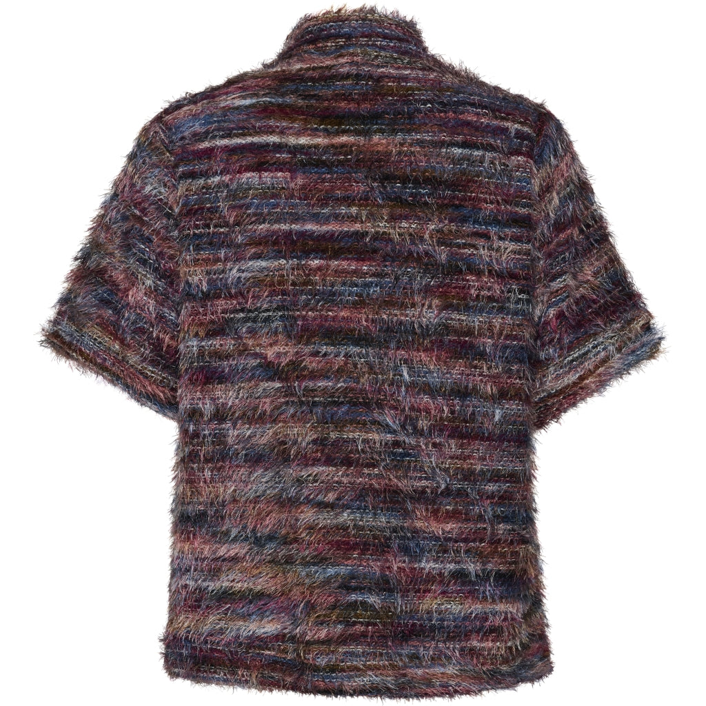 Studio SAnouk Vest with zipper Vest Multi colour stripes