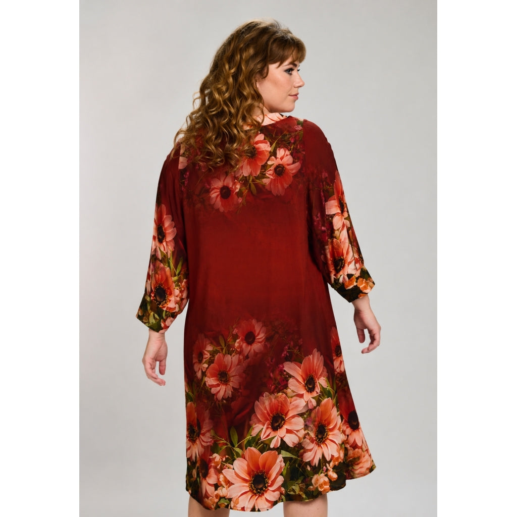 Studio SArmelle Tunic Tunic Board print bordeaux