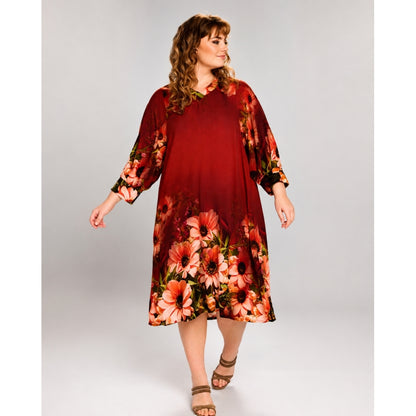 Studio SArmelle Tunic Tunic Board print bordeaux