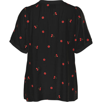 Studio SAva Blouse Blouse Black with red berry
