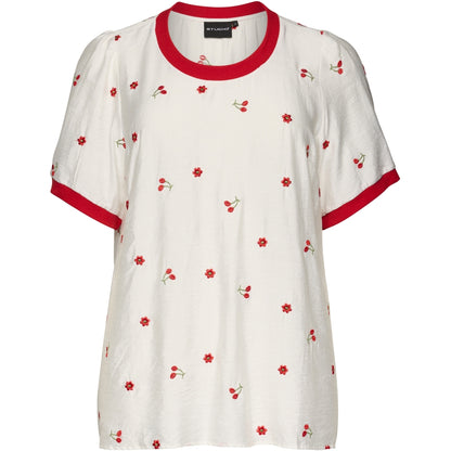 Studio SAva Blouse Blouse White with red berry