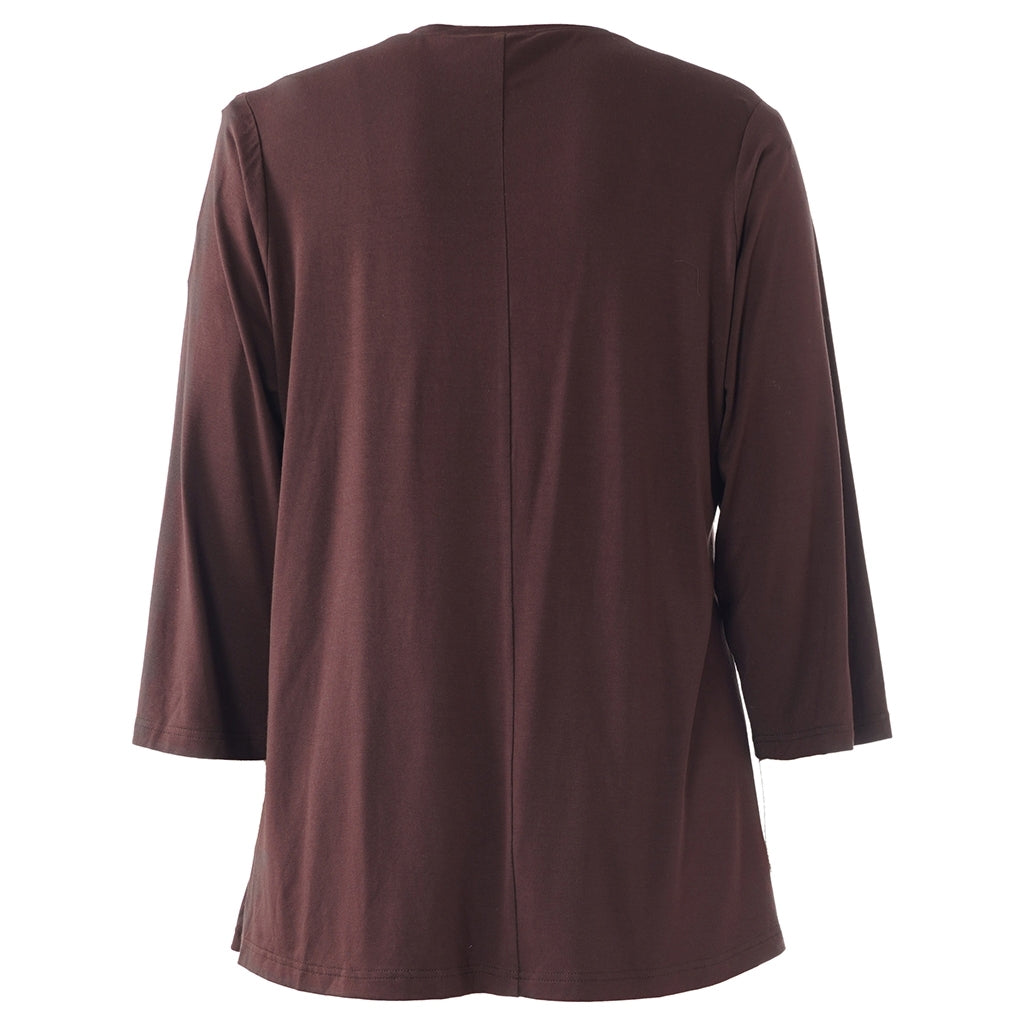Studio SAvelina Blouse Blouse Brown
