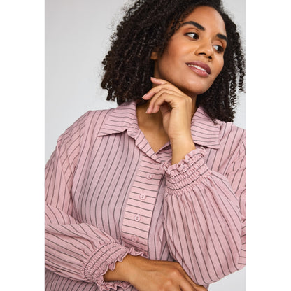 Studio SAyla Shirt dress Dress Rose with black stripe