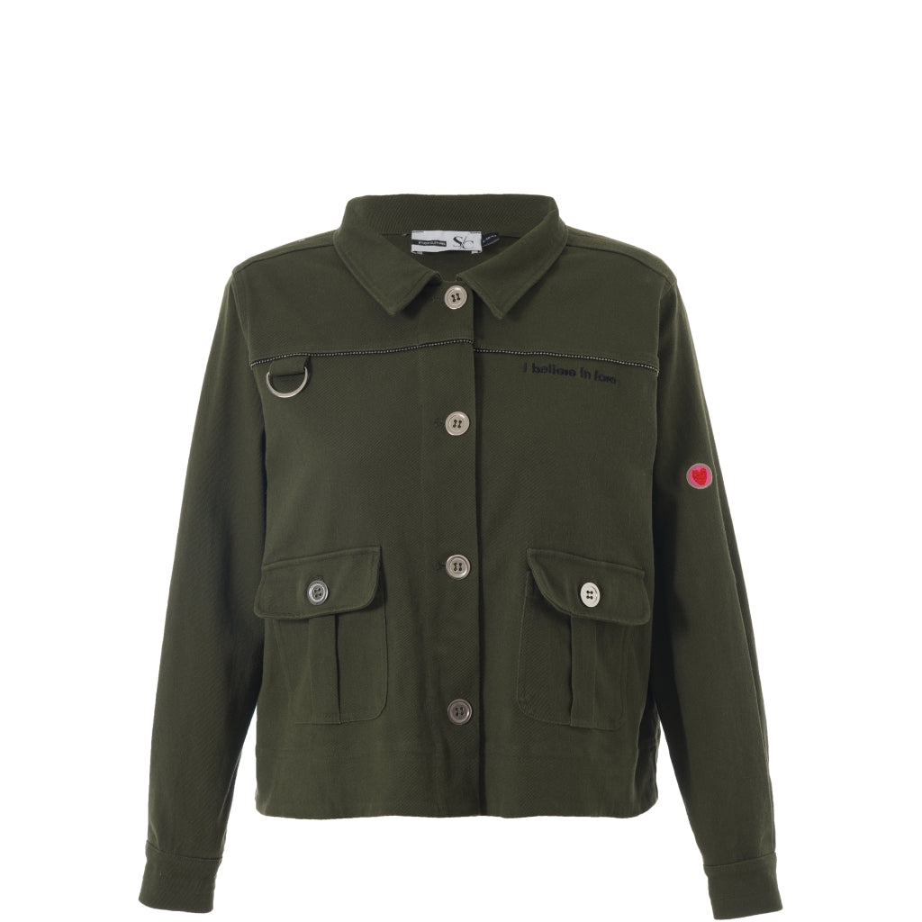 Studio SBegitta Short Jacket Short Jacket DK. Green