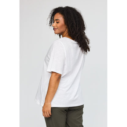 Studio SBella T-Shirt with print T-Shirt White with green butterflies