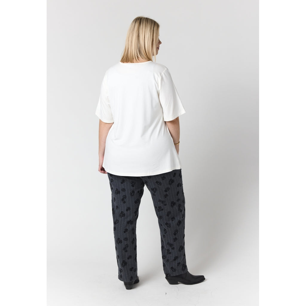 Studio SBella T-Shirt with print T-Shirt White with Black