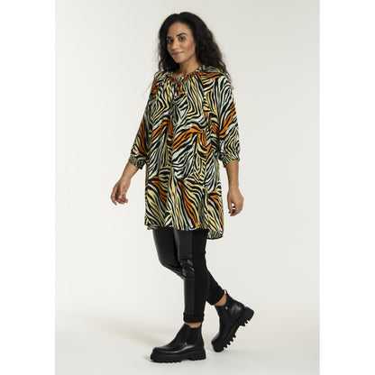 Studio SBerbel Tunic Tunic Green yellow zebra