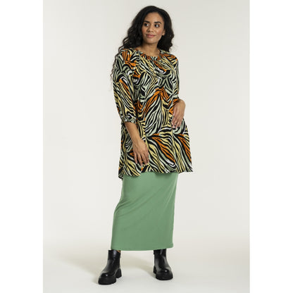 Studio SBerbel Tunic Tunic Green yellow zebra