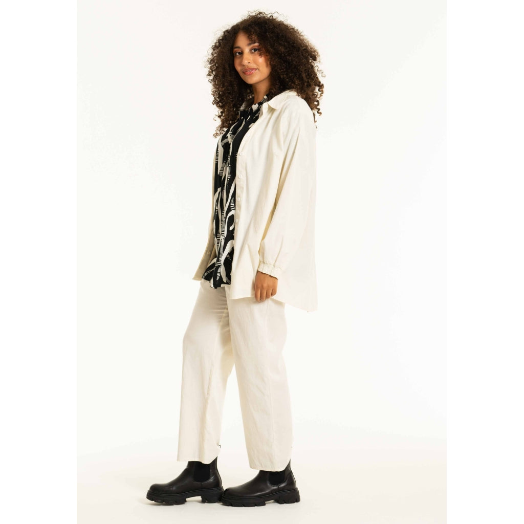 Studio SBereth Shirt with pleats Shirt Off-White