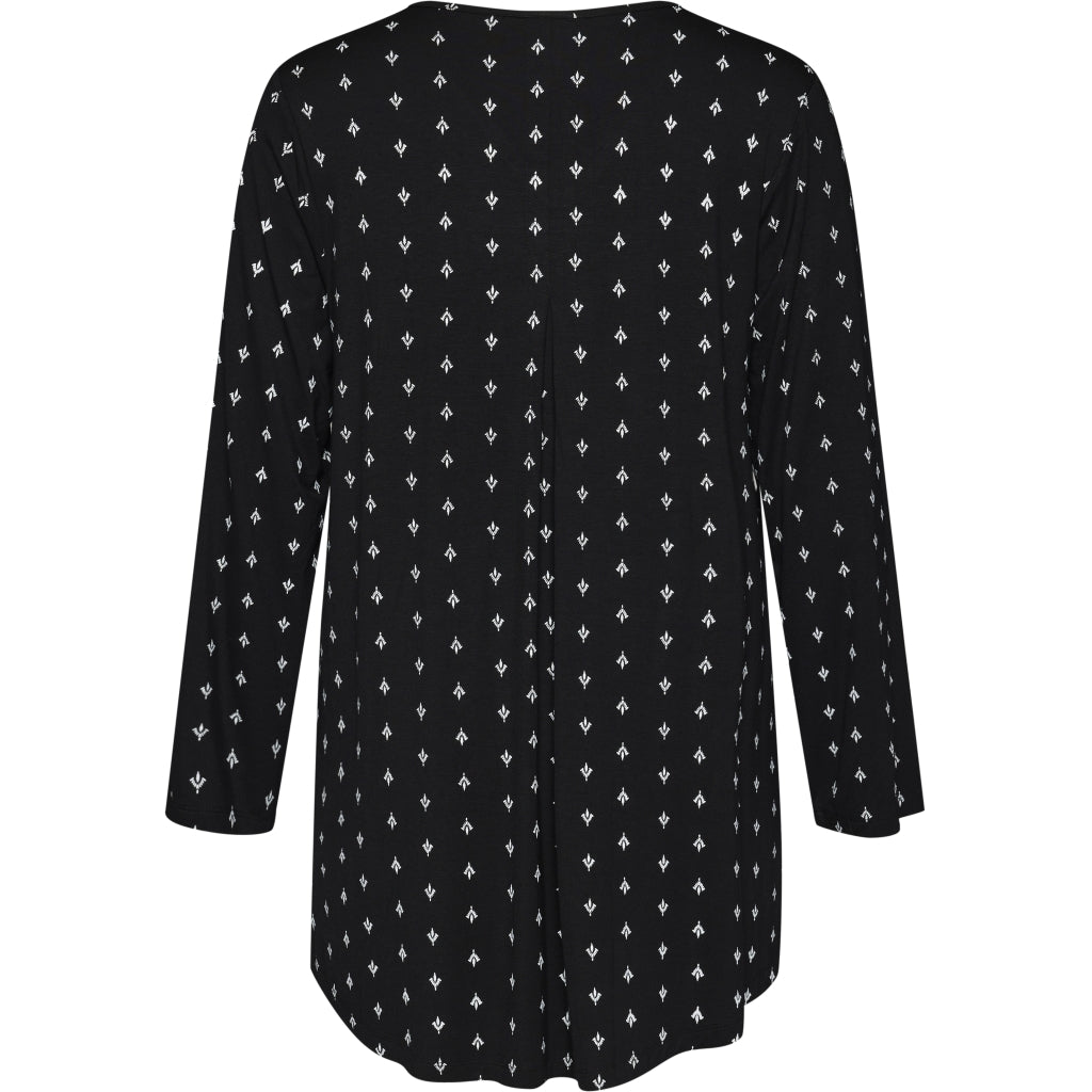 Studio SBerit Blouse Blouse black with white flowers