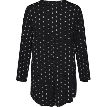 Studio SBerit Blouse Blouse black with white flowers