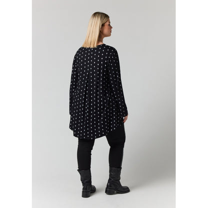 Studio SBerit Blouse Blouse black with white flowers