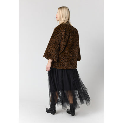 Studio SBetina Jacket Jacket Brown Leoprint