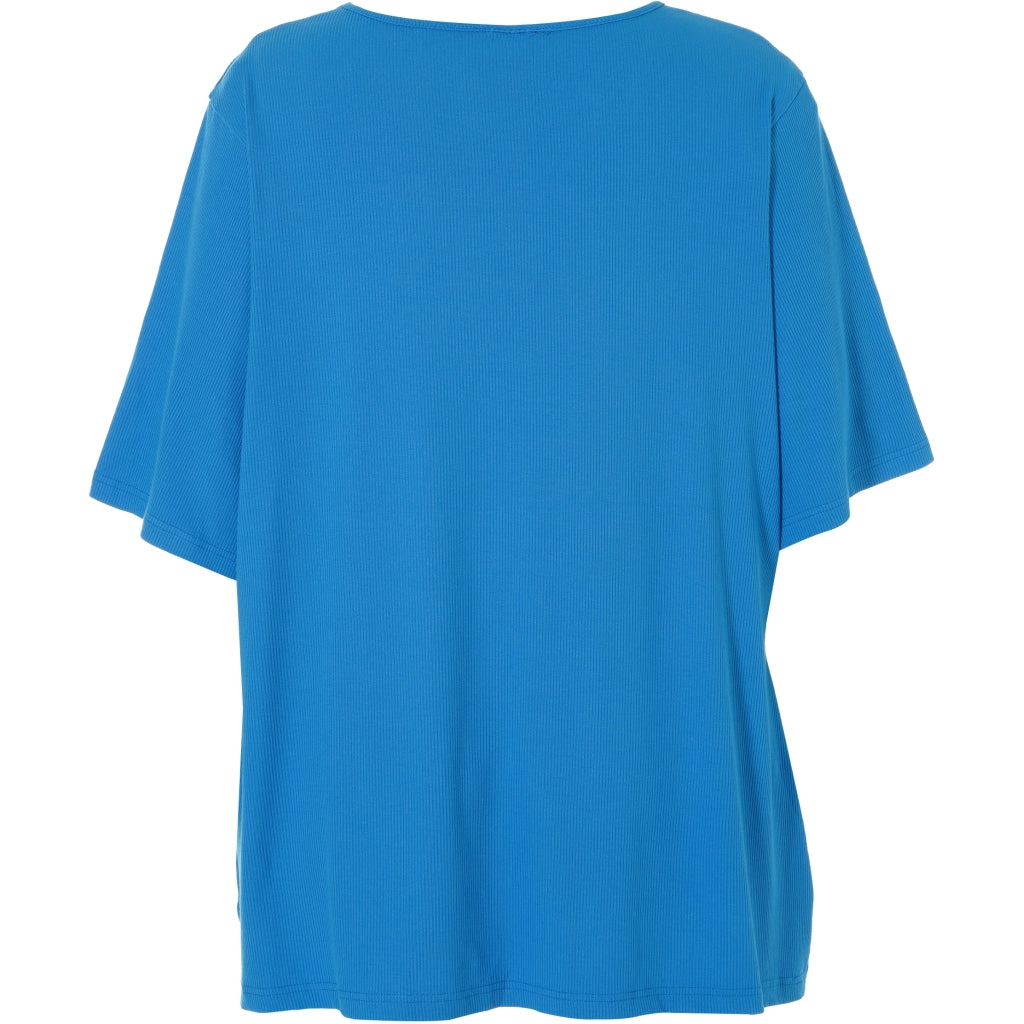 Studio SBetri rib T-Shirt T-Shirt Blue