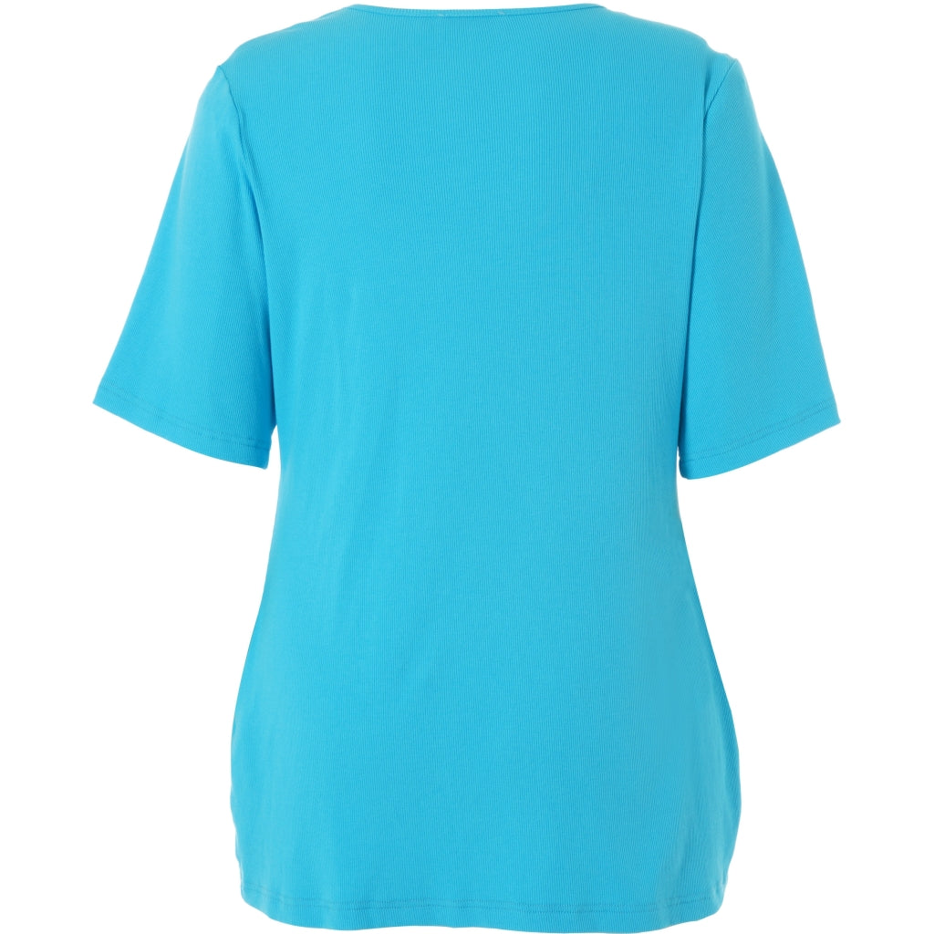 Studio SBetri rib T-Shirt T-Shirt Turquoise