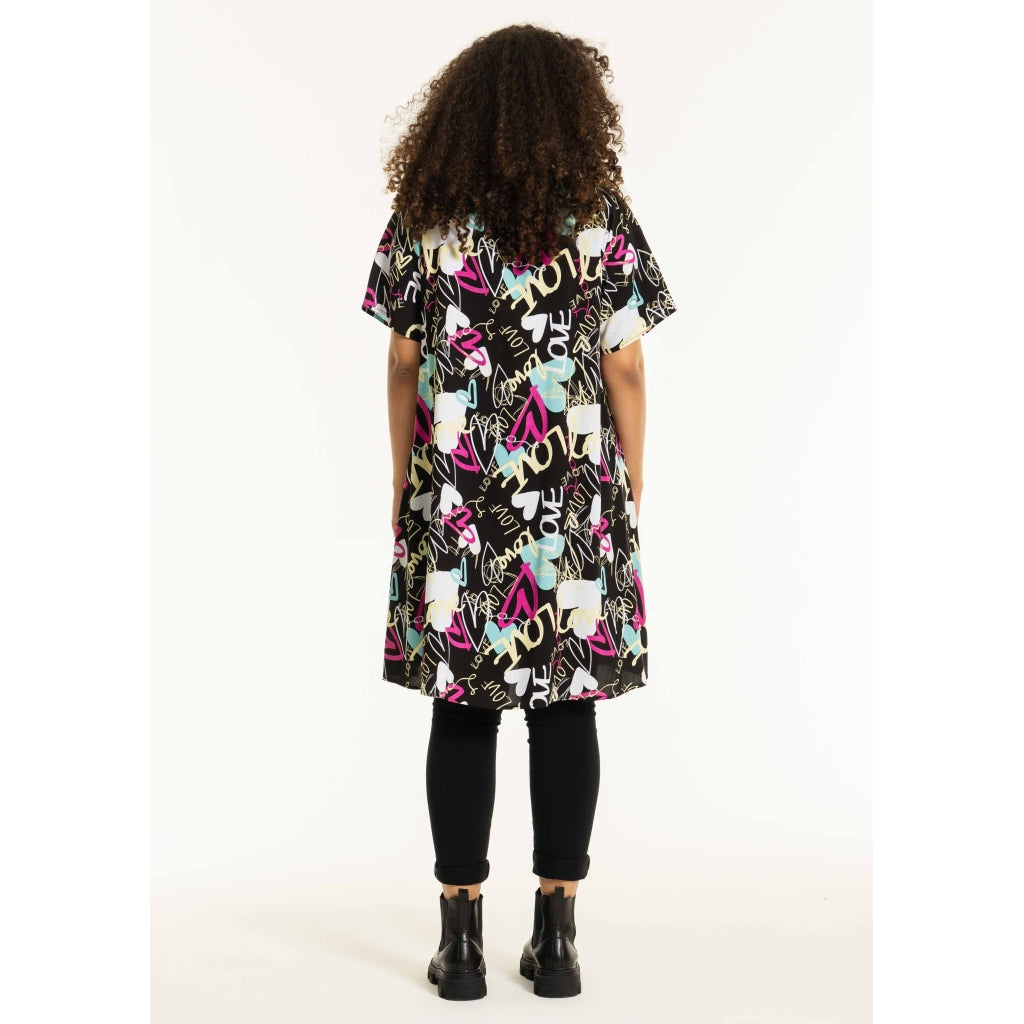 Studio SBirgitte Dress Dress Black + pink flowers