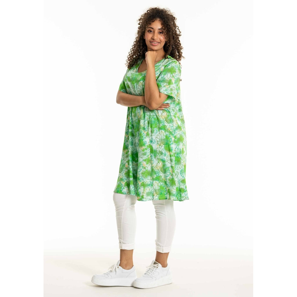 Studio SBirgitte Dress Dress Green Flower