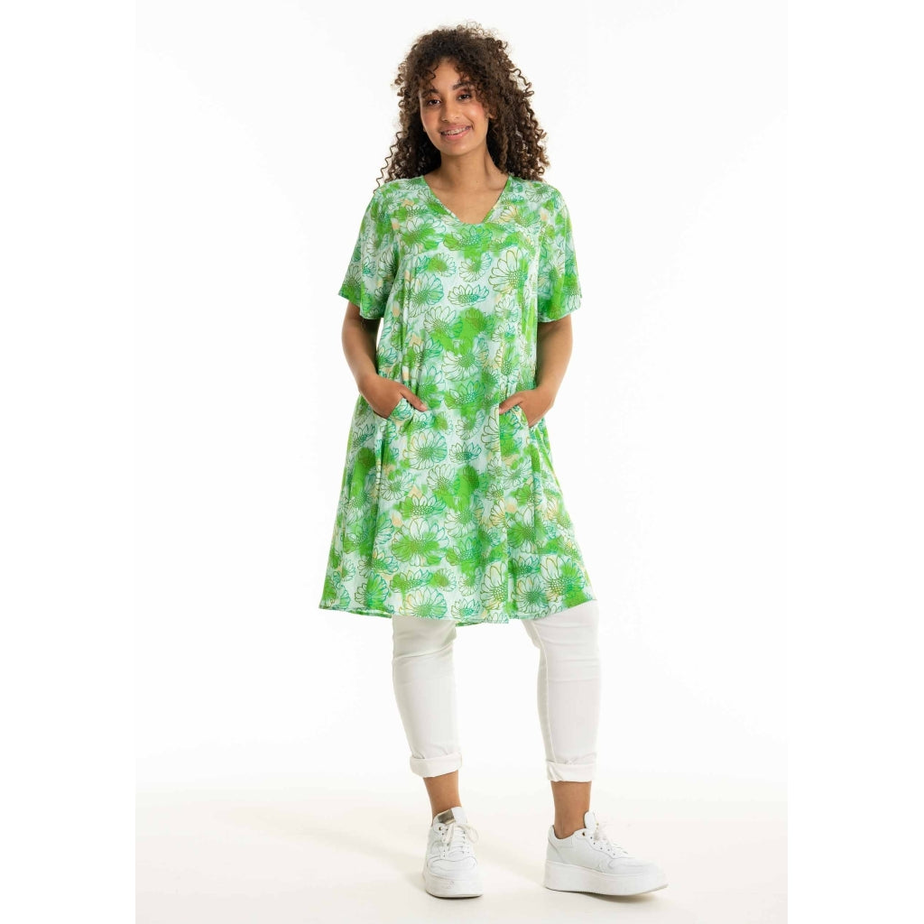 Studio SBirgitte Dress Dress Green Flower