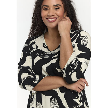 Studio SBirgitte Dress Dress Black with white design