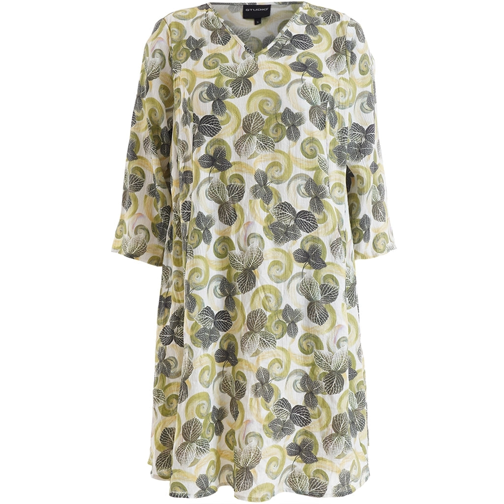 Studio SBirgitte Dress Dress Off white + green flowers