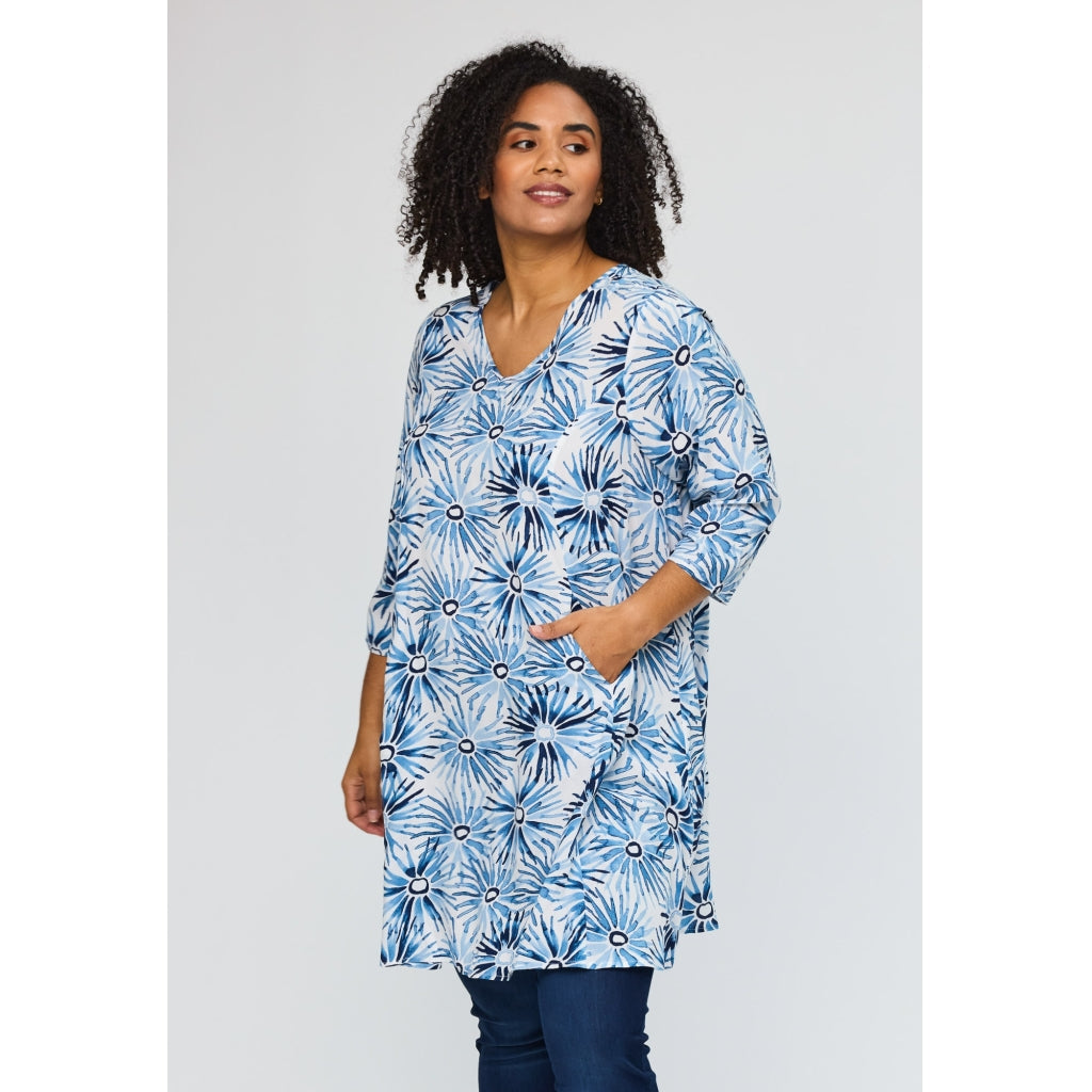 Studio SBirgitte Dress Dress White/blue flower