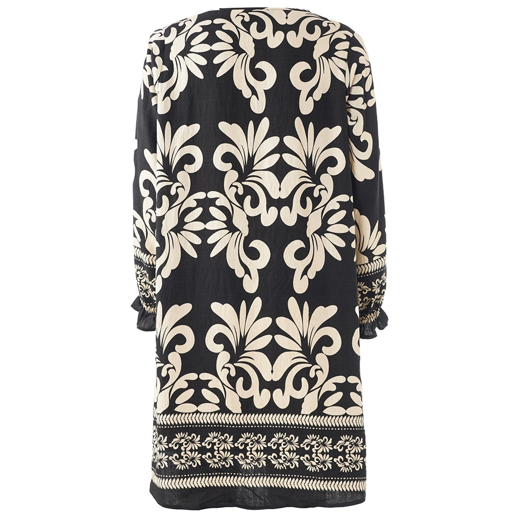 Studio SBirgitte Dress Dress Black with border print