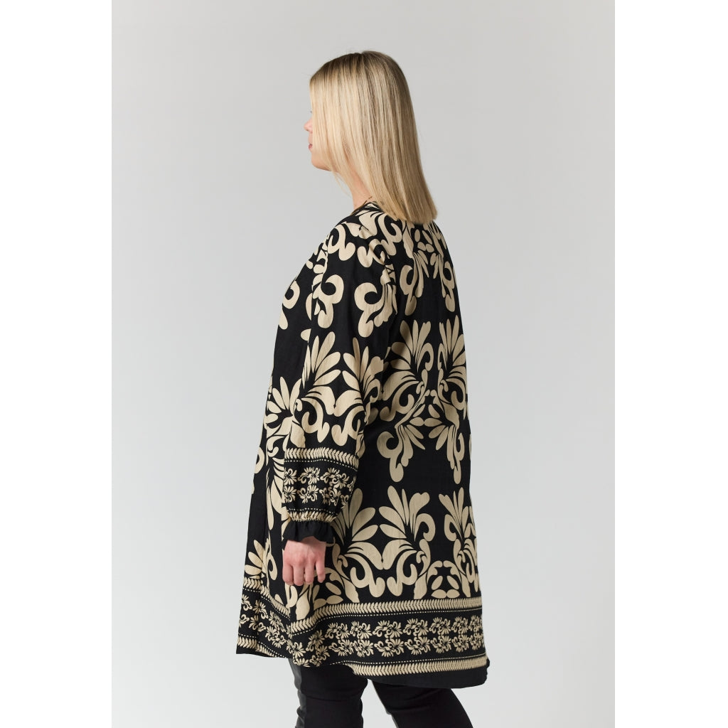 Studio SBirgitte Dress Dress Black with border print