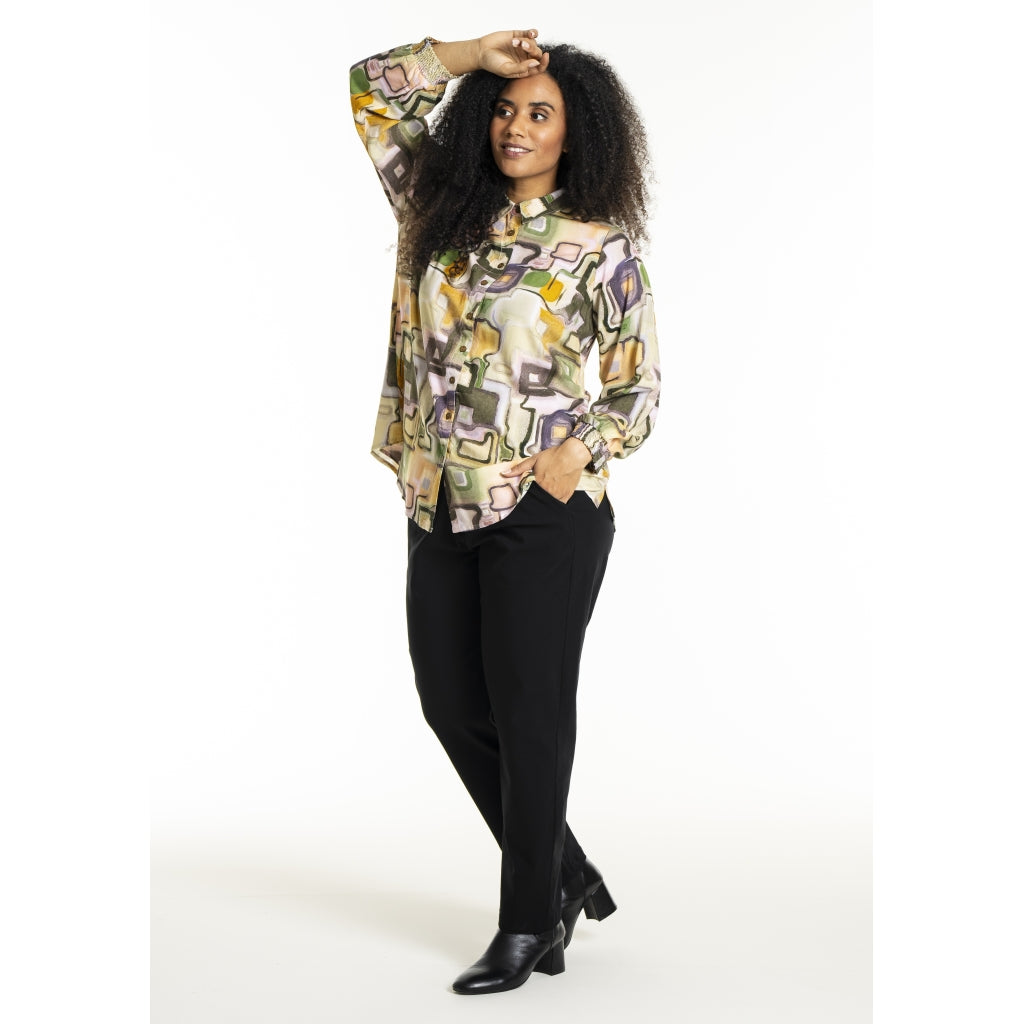 Studio SBitta Shirt Shirt Mix pattern green print