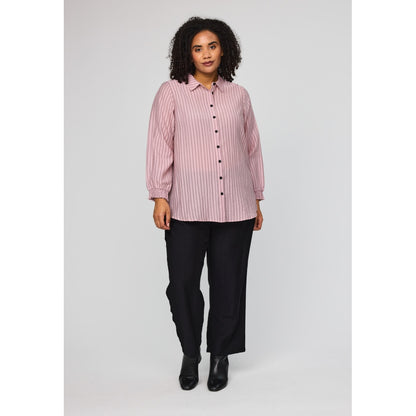 Studio SBitta Shirt Shirt Rose with black stripe