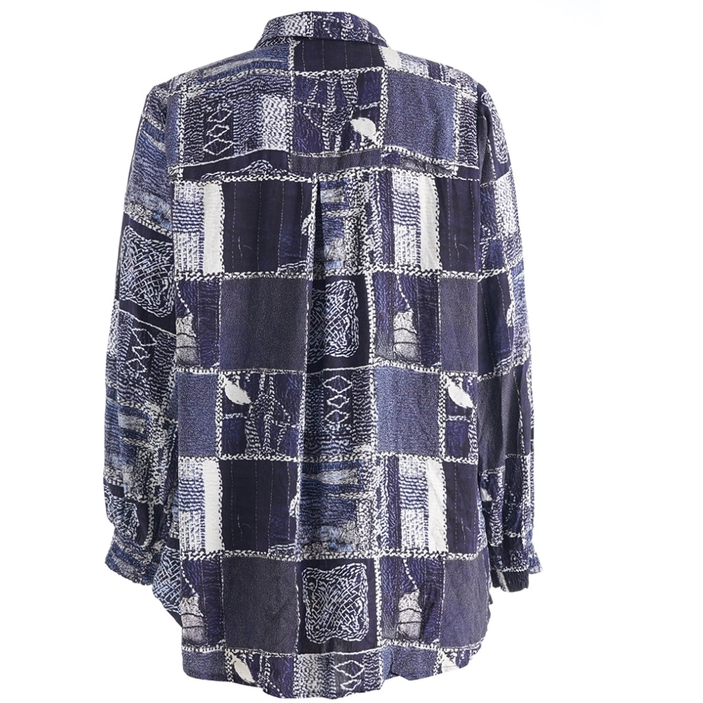 Studio SBitta Shirt Shirt Blue mix pattern