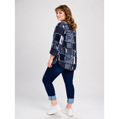 Studio SBitta Shirt Shirt Blue mix pattern