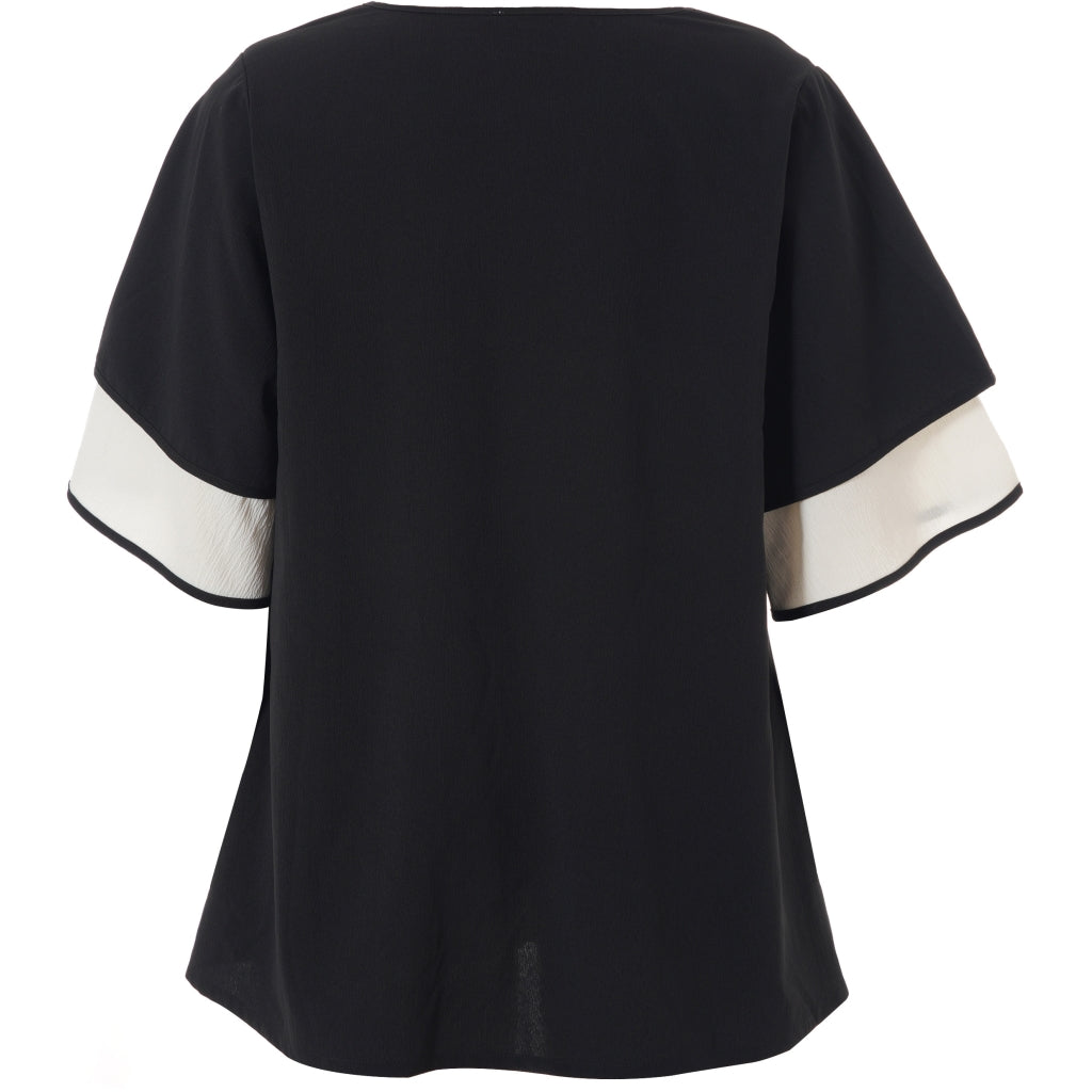 Studio SBonet Blouse Blouse Black/Offwhite