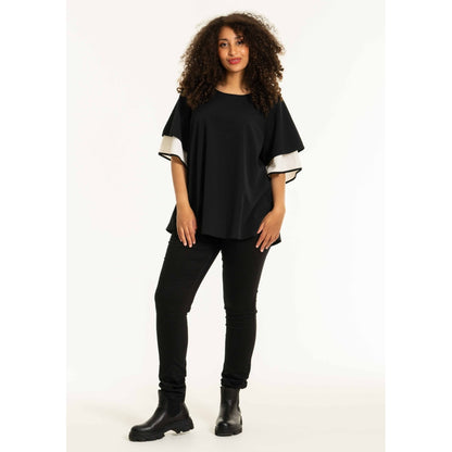 Studio SBonet Blouse Blouse Black/Offwhite