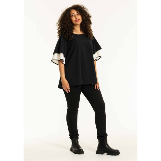 Studio SBonet Blouse Blouse Black/Offwhite