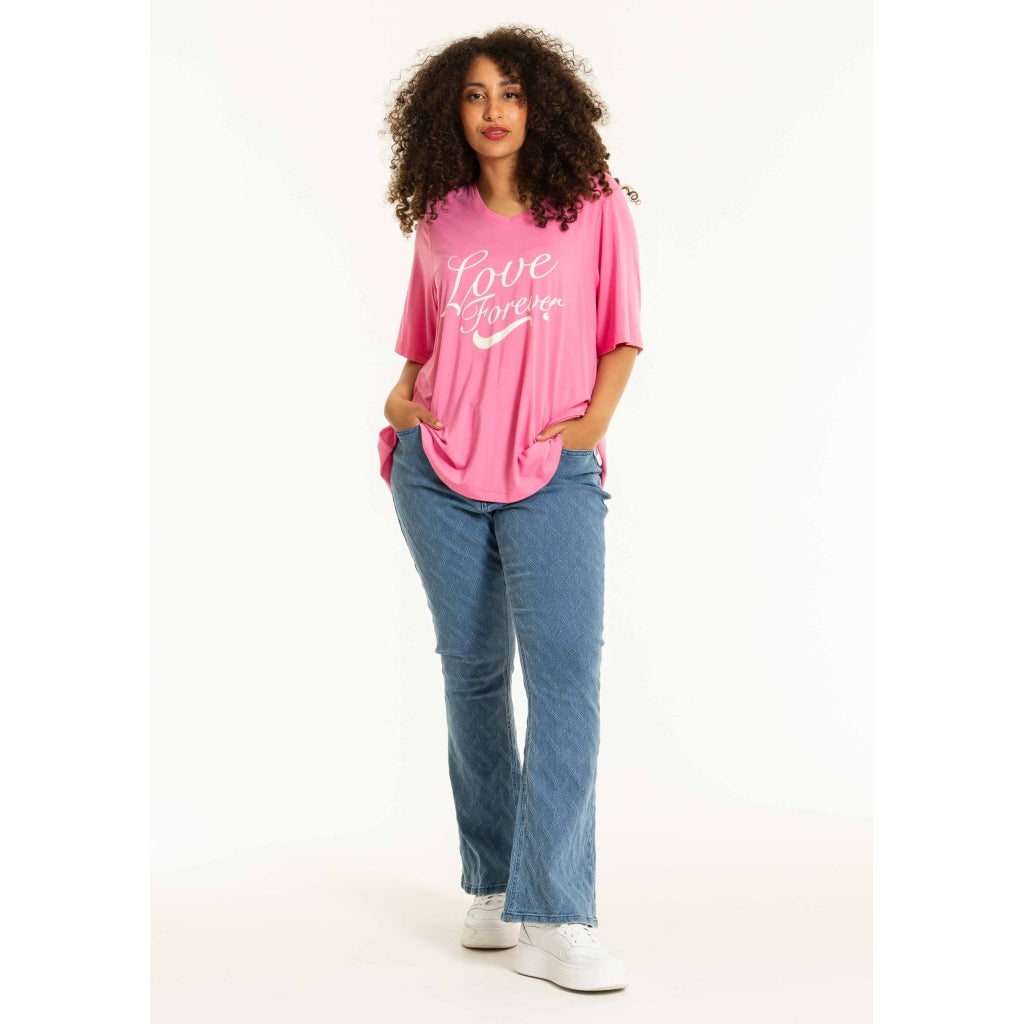 Studio SBonna T-Shirt with print T-Shirt Pink