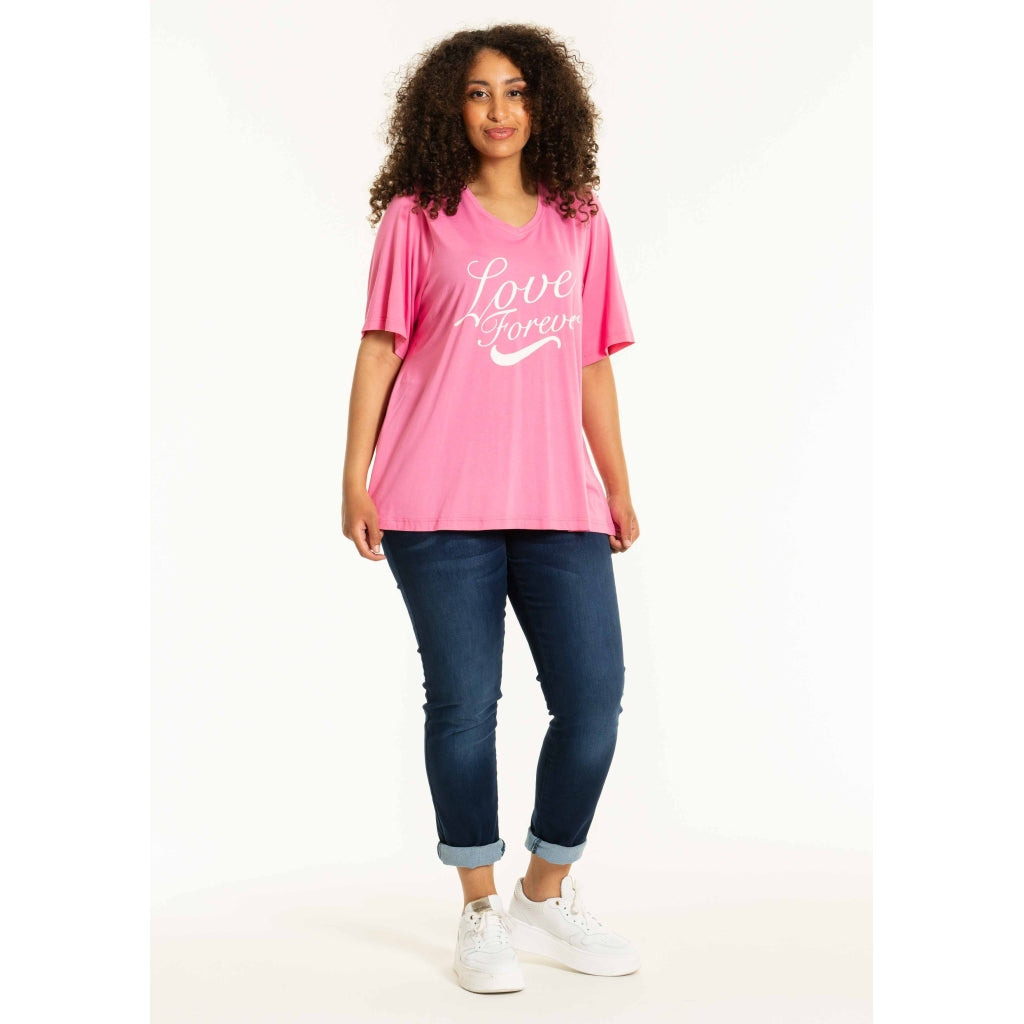 Studio SBonna T-Shirt with print T-Shirt Pink