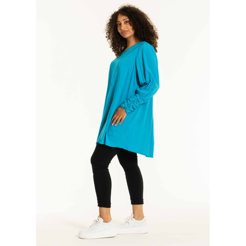 Studio SBrina Long Tunic Long Tunic Turquoise